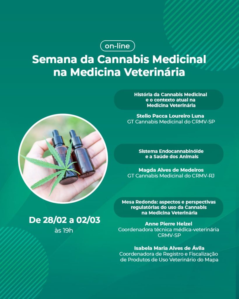 Semana da Cannabis Medicinal na Medicina Veterinária