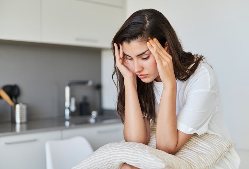 sintomas de crise de ansiedade mulher