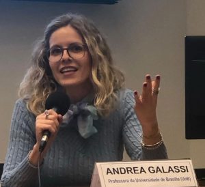 Andrea Galassi - Professora Coordenadora do Projeto e do Centro de Referência sobre Drogas e Vulnerabilidades da UnB.