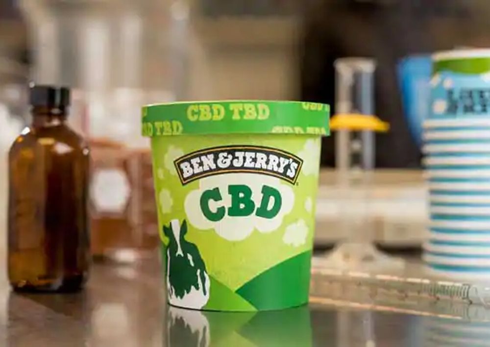 Ben & Jerry's com CBD