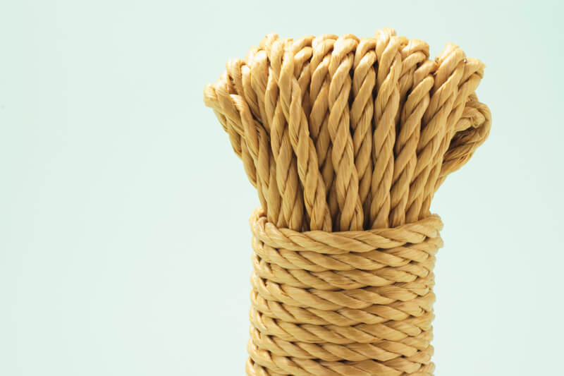 fibra de canhamo cordas