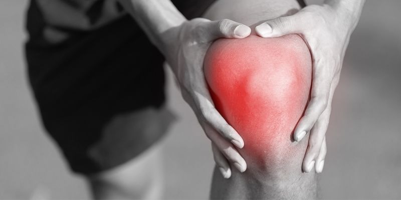 cbd para dores musculares joelho inflamado