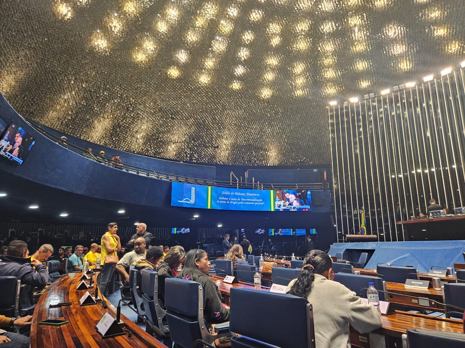 Senadores da ala conservadora discursam contra porte de drogas