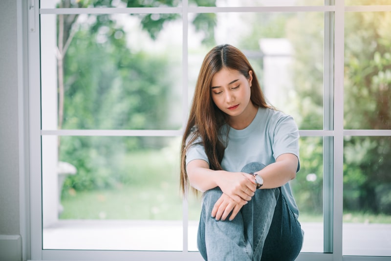 como vencer a depressao mulher sentada