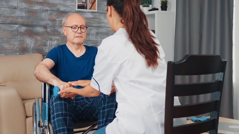 distrofia muscular paciente e cuidadora