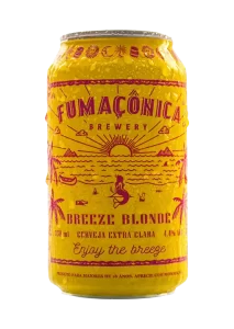 Latinha da cerveja breeze blonde da Fumaçônica
