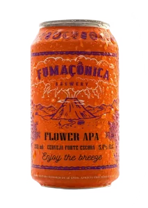 Latinha da cerveja flower APA da Fumaçônica