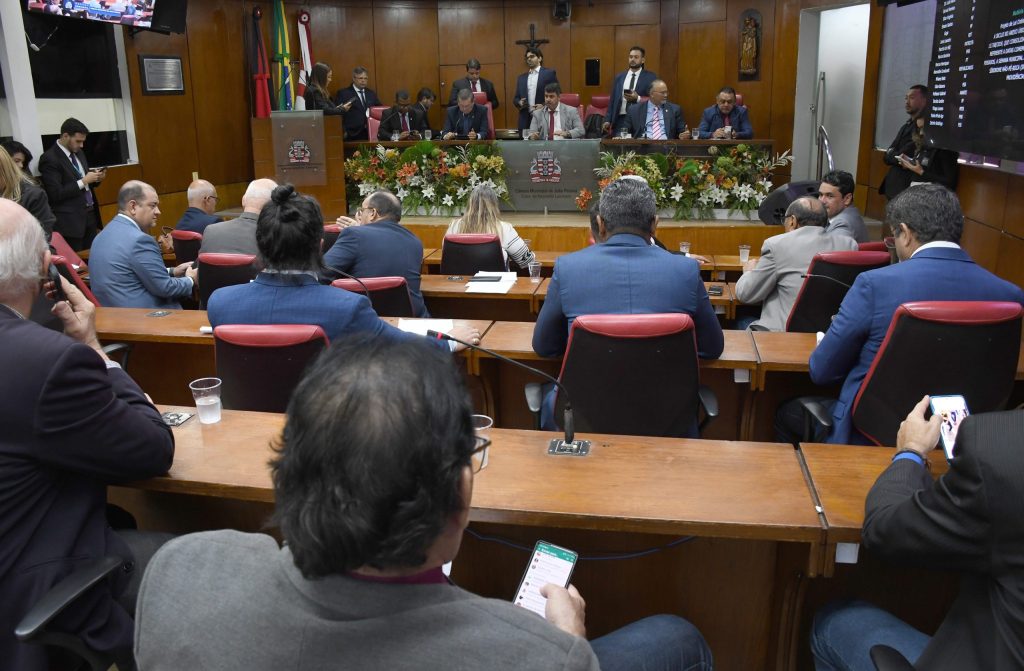 Sessão da Câmara de João Pessoa que aprovou fornecimento de Cannabis pelo SUS | Foto: Olenildo Nascimento