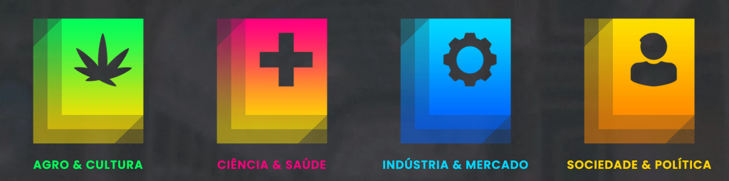 Temas da feira: Agro & Cultura, Ciência & Saúde, Indústria & Mercado e Sociedade & Política