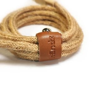 Cabo carregador revestido de hemp