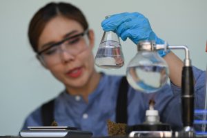 como extrair canabidiol laboratorio