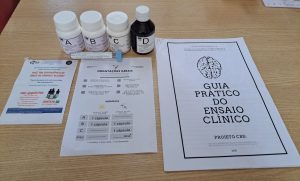 Medicamentos e placebo utilizados na pesquisa.