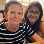 Mirna e sua mãe Iraci